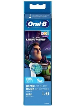 Змінні насадки для зубної щітки Oral-B Kids Lightyear, 3 шт