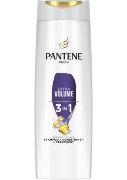 Шампунь для волос Pantene Pro-V 3 в 1 Дополнительный объем 360мл