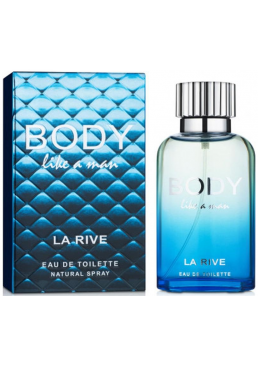 Туалетная вода для мужчин La Rive Body Like A Man, 90 мл