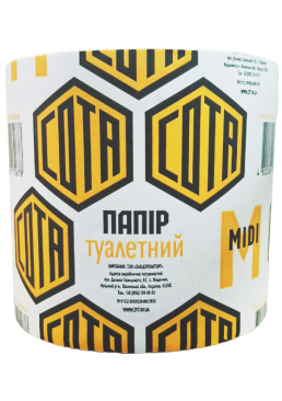 Туалетний папір СОТА Midi, 1 шт