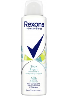 Антиперспирант-аэрозоль Rexona Голубой мак и яблоко, 150 мл