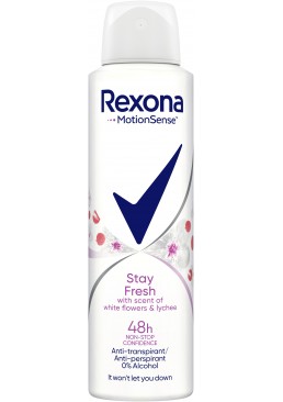 Антиперспирант-аэрозоль Rexona Свежесть белых цветов и личи, 150 мл