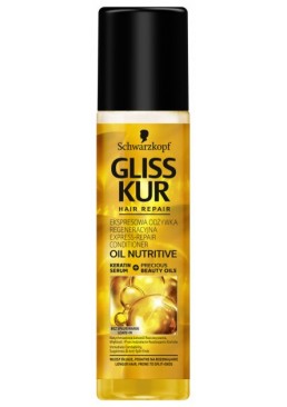Експрес-кондиціонер Gliss Kur Oil Nutritive з б'юті-маслами для довгого волосся з посіченими кінчиками, 200 мл