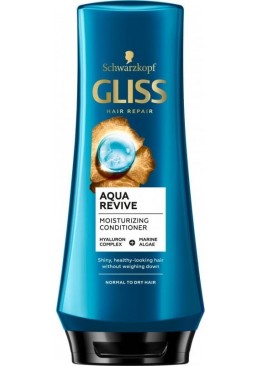 Бальзам Gliss Aqua Revive для сухого та нормального волосся, 200 мл