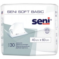 Одноразовые пеленки Seni Soft Basic 40х60 см, 30 шт