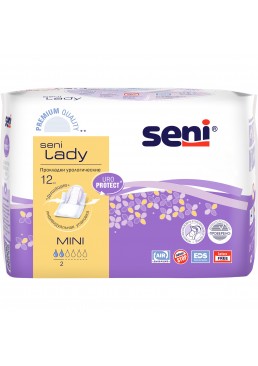Урологічні прокладки Seni Lady mini, 12 шт