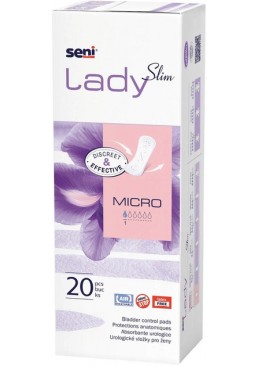 Прокладки урологічні Seni Lady Slim Micro (1 крапля), 20 шт