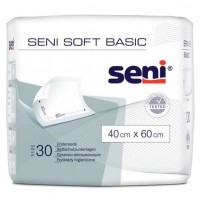 Одноразовые пеленки Seni Soft Basic 40х60 см, 30 шт