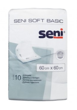 Одноразовые пеленки Seni Soft Basic 60х60 см, 10 шт