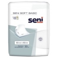 Одноразовые пеленки Seni Soft Basic 60х60 см, 30 шт
