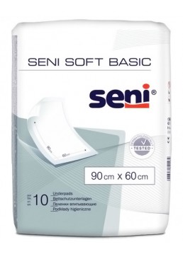 Одноразовые пеленки Seni Soft Basic 60х90 см, 10 шт 