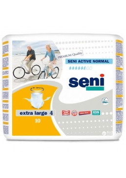 Подгузники-трусики для взрослых Seni Active Normal, размер Extra Large (120-160 см), 5.5 капель, 10 шт