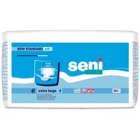 Подгузники для взрослых Seni Standard Air, размер Extra Large (130-170 см), 6 капель, 30 шт
