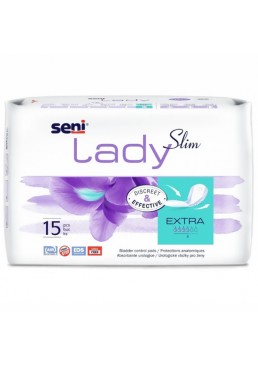 Урологічні прокладки Seni Lady Slim, розмір Extra, 4 краплі, 15 шт