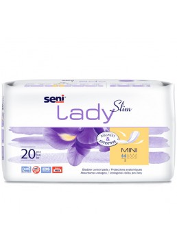 Урологічні прокладки Seni Lady Slim, розмір Mini, 2 краплі, 20 шт