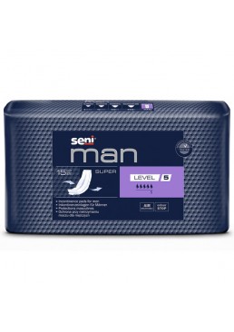 Урологічні прокладки Seni Man Super, розмір Level 5, 15 шт