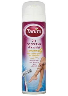 Гель для гоління з вітаміном Е Tanita Body Care Shave Gel For Woman, 200 мл