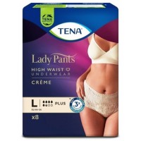 Урологические трусы Tena Lady Pants Plus Creme, размер L , 5.5 капель, 8 шт.