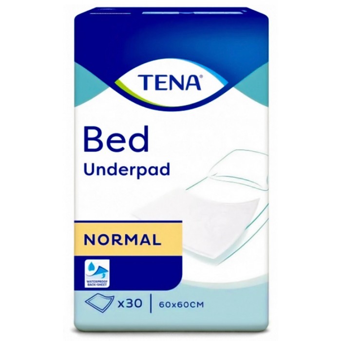 Пеленки одноразовые Tena Bed Normal, 60х60 см, 30 шт. - 