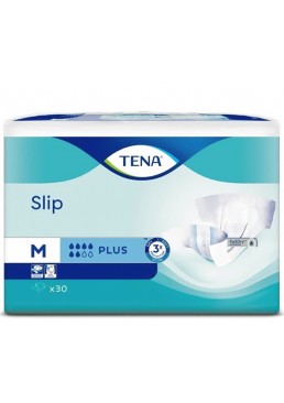 Подгузники для взрослых Tena Slip Plus, размер M (73-122 см), 6 капель, 30 шт. 