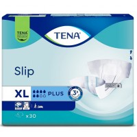 Підгузки для дорослих Tena Slip Plus, розмір XL (120-160 см), 6 крапель, 30 шт.