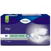 Подгузники для взрослых TENA Slip Super, размер M ( 92-144 см), 7 капель, 30 шт.
