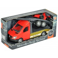 Автомобиль Tigres Mercedes-Benz Sprinter эвакуатор с лафетом Красный 