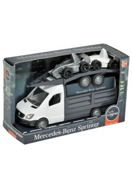 Автомобіль Tigres Mercedes-Benz Sprinter бортовий з лафетом Білий, 1 шт