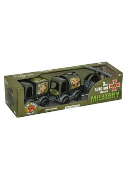 Набір авто Tigres Kids cars військові, 3 шт