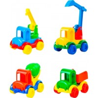 Набор строительных машинок Tigres Kid Cars в сетке, 4 шт