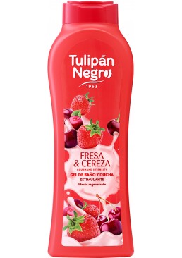 Гель для душу Tulipan Negro Полуниця та вишня, 650 мл