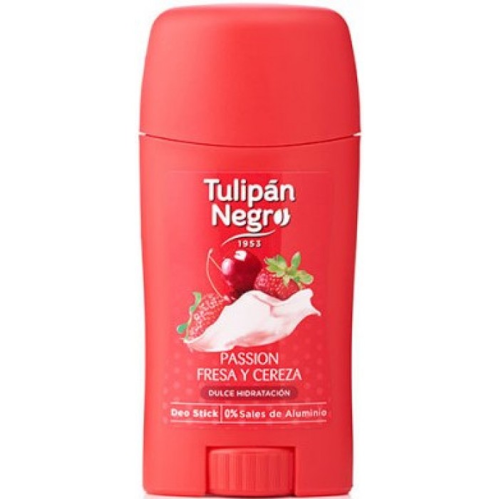 Дезодорант-стік Tulipan Negro полуниця та вишня, 50 мл - 