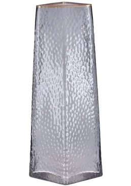 Ваза Elegant серая с золотом 527-789, 27см