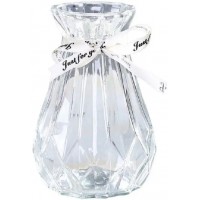 Ваза скляна Viva Purl прозора 6841693, 25 см, 25 см