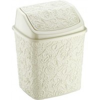 Відро для сміття Ажур із поворотною кришкою Ivy Elif plastik, 6 л