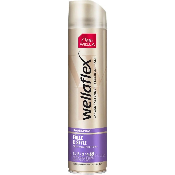 Лак для волосся Wellaflex Fulle and Style 5, 250 мл - 