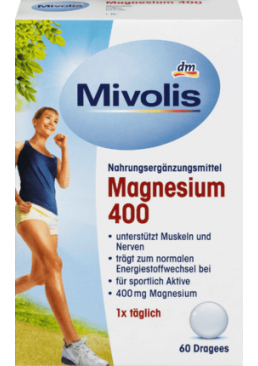 Біологічно активна добавка драже магнію 400 DM Mivolis, 60 шт