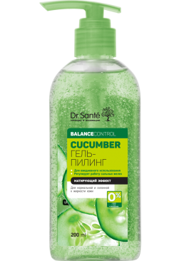 Гель-пилинг Dr.Sante Cucumber Balance Control мягкий, 200 мл 