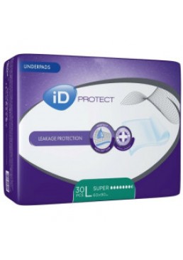 Гігієнічні пелюшки iD Protect Super 60х90 см, 30 шт