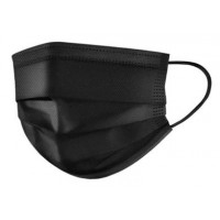 Медицинская маска защитная Черная в упаковке, 10 шт