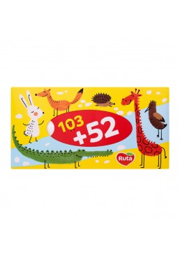 Салфетки косметические Ruta Kids 2 слоя, 103+52 шт