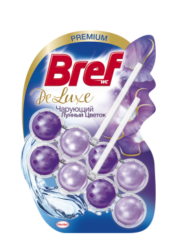 Твердий туалетний блок Bref De Luxe Чарівний місячний квітка, 2 х 50 г
