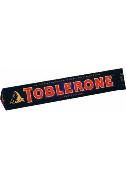 Шоколад Toblerone Dark Chocolane Almond Nougat Мигдальний Нуга чорний, 100 г
