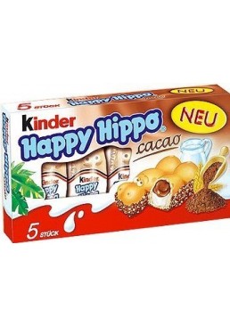 Конфеты Kinder Happy Hippo, 5 х 20.7 г