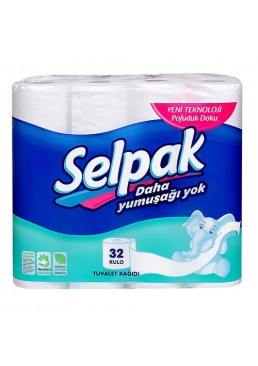 Туалетний папір Selpak тришарова 18.6 м, 32 рулону