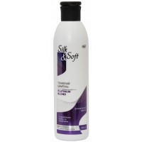 Шампунь VIKI Silk&Soft Platinum blond для седых и светлых волос, 250 мл