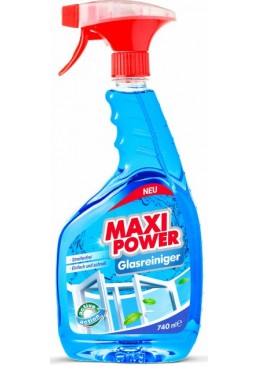 Средство для мытья стекла Maxi Power, 740 мл