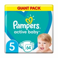 Підгузки Pampers Active Baby розмір 5 (11-16 кг), 64 шт