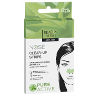 Очищаючі смужки для носа з екстрактом Алое Віра Beauty Derm Nose Clear-Up Strips, 3 шт