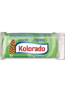 Освіжувач для унітазу Kolorado туалетний брусок запасний хвоя, 40 г